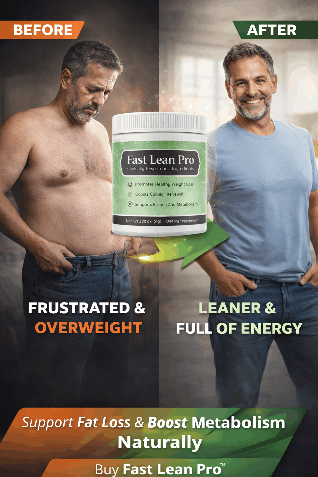 Fast Lean Pro before & After