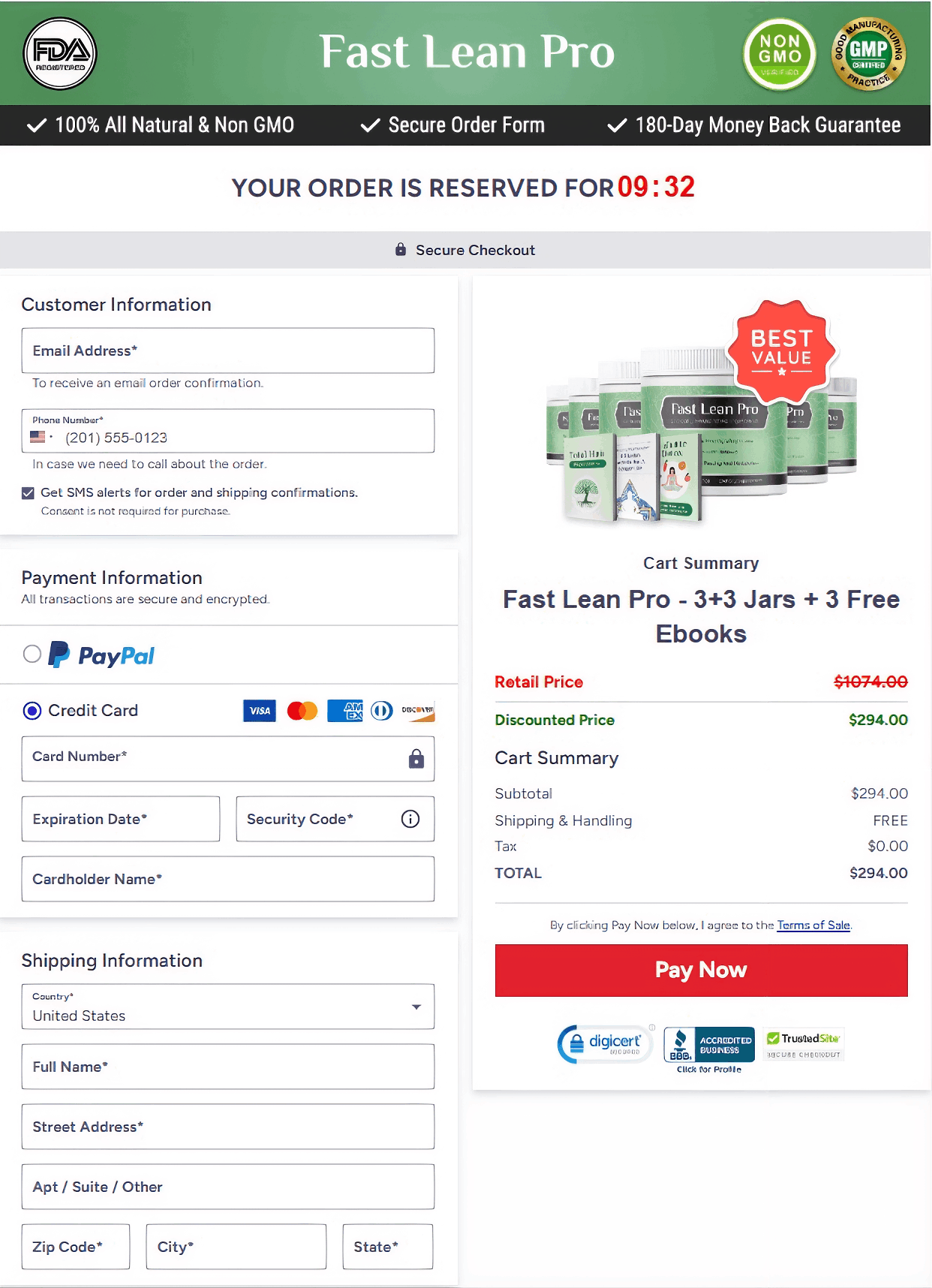 Fast Lean Pro Secure Check Out 